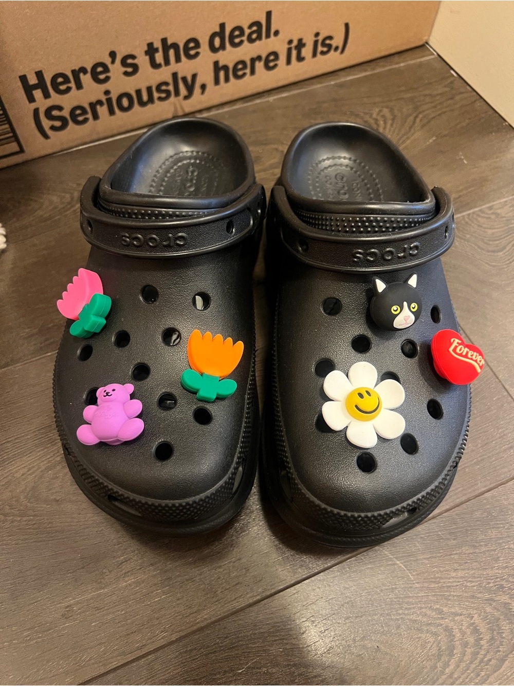 Crocs women Bae Clog Shoes with Colorful Charms